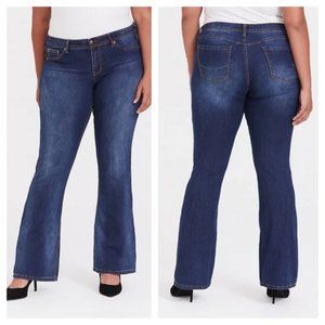 torrid Source‎ of Wisdom Slim Boot Cut Jeans Sz 26